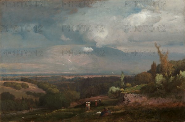 Approaching Storm from the Alban Hills, 1871. George Inness (American, 1825-1894). Oil on canvas; unframed: 73.8 x 113 cm (29 1/16 x 44 1/2 in.).
