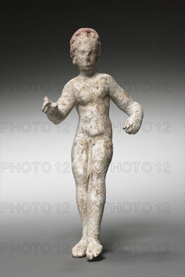 Figurine of a Nude Woman, 400-200 BC. Greece, 4th-3rd Century BC. Terracotta; overall: 15.2 cm (6 in.).