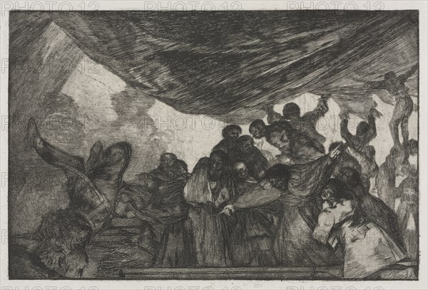 The Proverbs:  Clear Folly, 1864. Francisco de Goya (Spanish, 1746-1828). Etching and aquatint