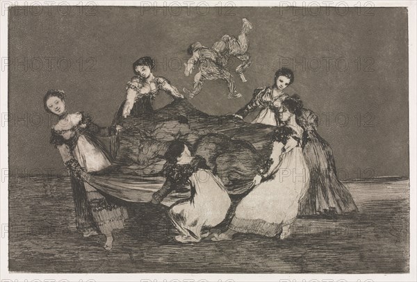 The Proverbs, 1864. Francisco de Goya (Spanish, 1746-1828). Etching and aquatint