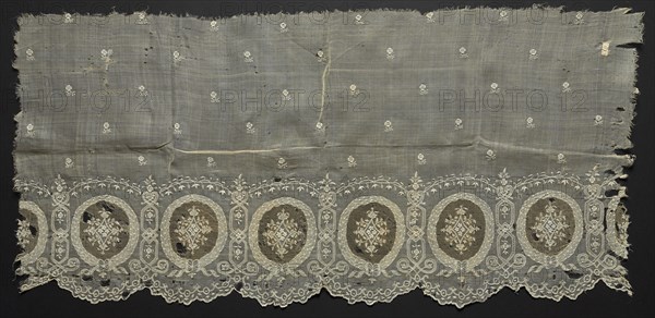 Embroidered Strip, 19th century. Philippines, 19th century. Embroidery in ecru thread on pina cloth; overall: 43.5 x 88.5 cm (17 1/8 x 34 13/16 in.)
