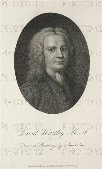 David Hartley, 1791. William Blake (British, 1757-1827). Engraving