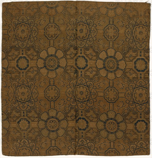 Silk Square used in Tea Ceremony, 1700s-1800s. Japan, 18th-19th century. Silk; average: 28 x 28.6 cm (11 x 11 1/4 in.).