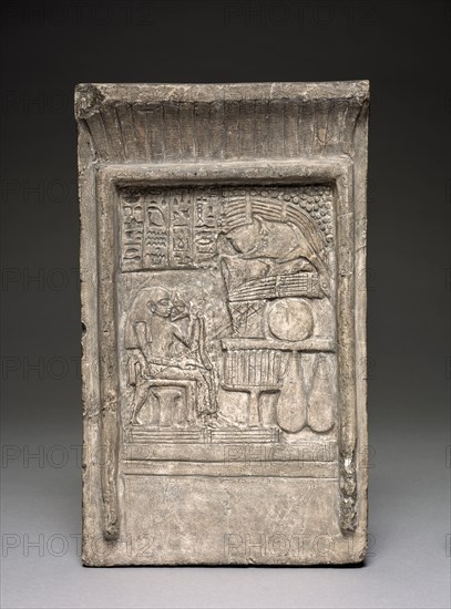 Stele of Hetpet, 1980-1801 BC. Egypt, Middle Kingdom, Dynasty 12. Limestone; overall: 34.2 x 20 x 6 cm (13 7/16 x 7 7/8 x 2 3/8 in.).