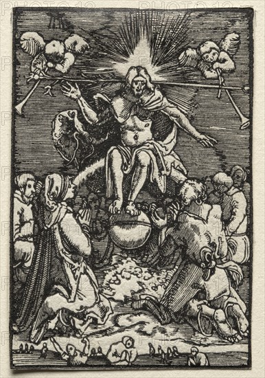 The Fall and Redemption of Man:  The Last Judgment, c. 1515. Albrecht Altdorfer (German, c. 1480-1538). Woodcut