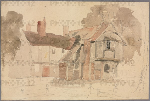 Bray Church Yard, 1807. John Varley (British, 1778-1842). Watercolor and graphite; sheet: 24.9 x 36.9 cm (9 13/16 x 14 1/2 in.).