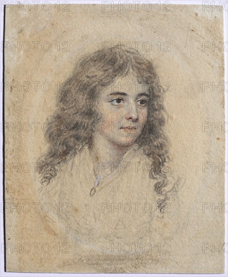 Portrait of Anna Maria Woolf, née Smart, c. 1785. John I Smart (British, 1741-1811). Graphite and wash on laid paper; framed: 9.1 x 7.8 cm (3 9/16 x 3 1/16 in.); unframed: 6.7 x 5.4 cm (2 5/8 x 2 1/8 in.).