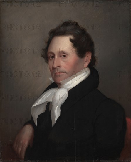 Senator Thomas Hart Benton, 1820s. Matthew Harris Jouett (American, 1787/88-1827). Oil on wood; unframed: 71.4 x 59.6 cm (28 1/8 x 23 7/16 in.).