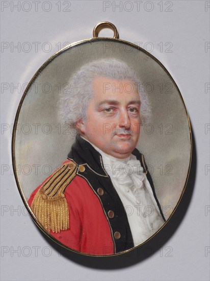 Portrait of an Officer, c. 1794. John I Smart (British, 1741-1811). Watercolor on ivory in a contemporary gold frame with plain back; framed: 6.5 x 5.4 cm (2 9/16 x 2 1/8 in.); unframed: 6.4 x 5.4 cm (2 1/2 x 2 1/8 in.).