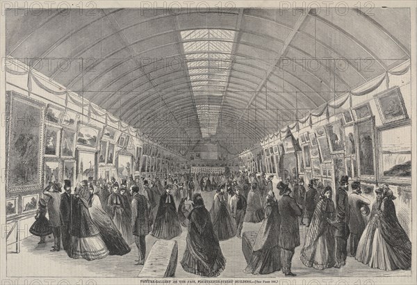 Picture Gallery of the Fair, Fourteenth Street Building. Winslow Homer (American, 1836-1910). Wood engraving