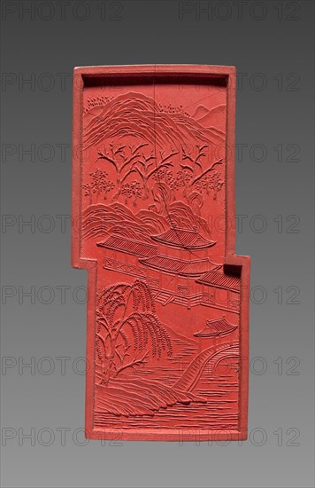 Ink Cake, 1736-95. China, Qing Dynasty (1644-1911), Qianlong reign (1736-95). Ink cake; overall: 7.6 x 3.2 cm (3 x 1 1/4 in.).