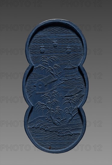 Ink Cake, 1736-95. China, Qing Dynasty (1644-1911), Qianlong reign (1736-95). Ink cake; overall: 7.8 x 3.9 cm (3 1/16 x 1 9/16 in.).