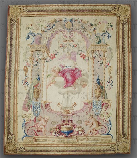 Elements: Air, Juno, 1700s. Gobelins (French). Tapestry weave; silk, wool, cotton; overall: 358 x 269.3 cm (140 15/16 x 106 in.)