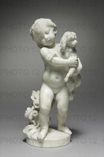 Faithful Love, 1800s. After Augustin Pajou (French, 1730-1809). Marble; without base: 26 x 10.9 x 10 cm (10 1/4 x 4 5/16 x 3 15/16 in.).