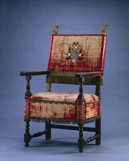 Armchair, 1600s. Italy, 17th century. Walnut; overall: 121.9 x 65.7 x 59.7 cm (48 x 25 7/8 x 23 1/2 in.).