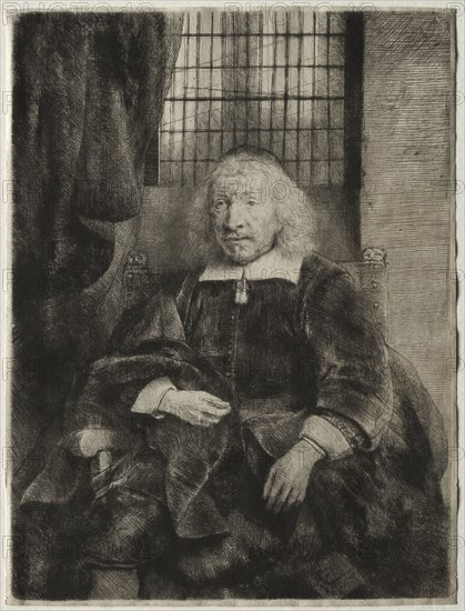 Thomas Haaringh, c. 1655. Rembrandt van Rijn (Dutch, 1606-1669). Etching and drypoint; sheet: 19.7 x 14.9 cm (7 3/4 x 5 7/8 in.); platemark: 19.5 x 14.6 cm (7 11/16 x 5 3/4 in.)