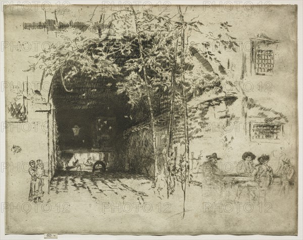 The Traghetto, 1880. James McNeill Whistler (American, 1834-1903). Etching