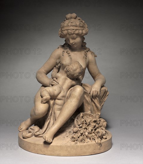 Young Woman and Child at Play, 1780s. Follower of Clodion (French, 1738-1814). Terracotta; overall: 30.8 x 29.1 x 22.4 cm (12 1/8 x 11 7/16 x 8 13/16 in.).