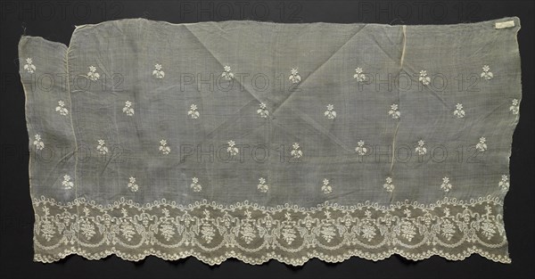 Blouse in Four Pieces , 19th century. Philippines, 19th century. Embroidery in white cotton on piña cloth; overall: 93 x 52.1 cm (36 5/8 x 20 1/2 in.).