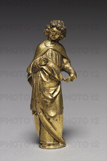 Mourning Saint John, late 1400s. Germany, Franconia, late 15th century. Gilt bronze; overall: 9.6 cm (3 3/4 in.)