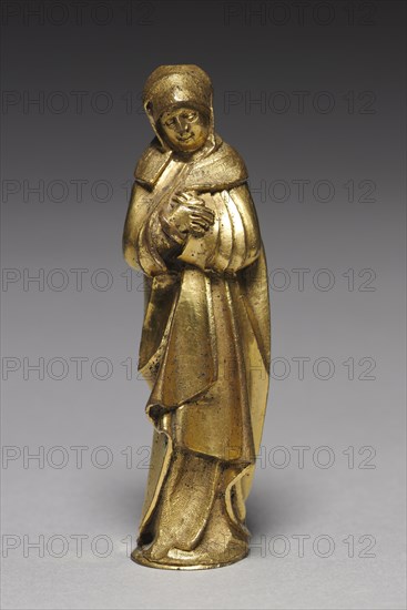 Mourning Virgin, late 1400s. Germany, Franconia, late 15th century. Gilt bronze; overall: 10.2 cm (4 in.)