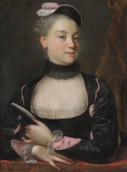 Portrait of a French Actress, c. 1746. Attributed to Jacques-Charles Allais (French, c. 1704-c. 1759). Pastel; unframed: 63.8 x 48.2 cm (25 1/8 x 19 in.).