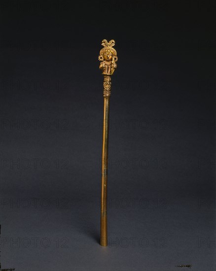 Lime Dipper, c. 1-800. Colombia, Calima region, Yotoco style, 1st-9th Century. Gold; overall: 22.8 cm (9 in.).
