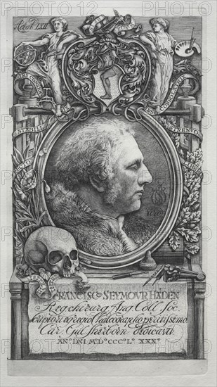 Hadeniana - Portrait of Sir Francis Seymour Haden, 1880. Charles William Sherborn (British, 1831-1912). Engraving