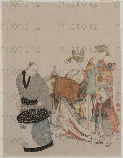 No Title. Attributed to Kubo Shunman (1757-1820). Color woodblock print; sheet: 20.4 x 15.6 cm (8 1/16 x 6 1/8 in.).