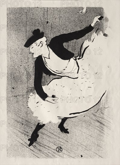 Le Café-concert:  Edmée Lescot, 1893. Henri de Toulouse-Lautrec (French, 1864-1901). Lithograph