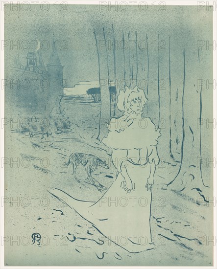 The Chatelaine or the Tocsin, 1895. Henri de Toulouse-Lautrec (French, 1864-1901), printed by Cassan Fils, Toulouse. Color lithograph; sheet: 56.7 x 45.3 cm (22 5/16 x 17 13/16 in.)