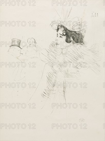 Miss May Belfort, 1895. Henri de Toulouse-Lautrec (French, 1864-1901). Lithograph; sheet: 58.7 x 41.6 cm (23 1/8 x 16 3/8 in.); image: 32.5 x 26.3 cm (12 13/16 x 10 3/8 in.)