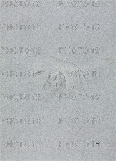 Verona Sketchbook: Drapery (page 20), 1760. Francesco Lorenzi (Italian, 1723-1787). Black chalk with white heightening ; sheet: 32 x 23 cm (12 5/8 x 9 1/16 in.).