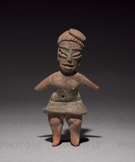 Archaic Figurine, c. 1200-900 BC. Central Mexico, Tlatilco, 12th-9th century BC. Earthenware with pigment; overall: 8.8 cm (3 7/16 in.).