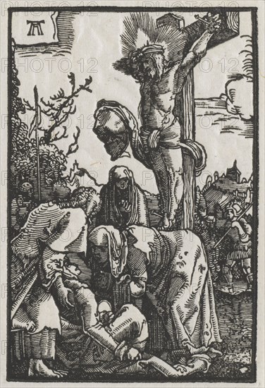 The Fall and Redemption of Man:  Christ on the Cross, c. 1515. Albrecht Altdorfer (German, c. 1480-1538). Woodcut