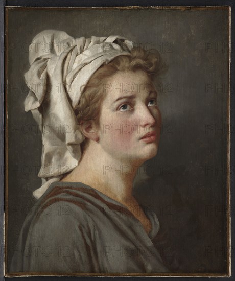 Young Woman with a Turban, c. 1780. Jacques-Louis David (French, 1748-1825). Oil on canvas; framed: 76 x 66 x 8 cm (29 15/16 x 26 x 3 1/8 in.); unframed: 55.2 x 46 cm (21 3/4 x 18 1/8 in.).
