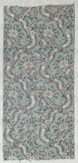 Length of Textile, 1723-1774. France, 18th century, Period of Louis XV (1723-1774). Brocade; silk and metal; overall: 118.1 x 54.3 cm (46 1/2 x 21 3/8 in.).