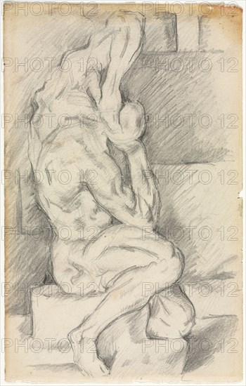 Sketch of Anatomical Sculpture (recto) Sketch of Madame Cézanne (verso) , 1881/84. Paul Cézanne (French, 1839-1906). Graphite; sheet: 21.1 x 13.3 cm (8 5/16 x 5 1/4 in.).