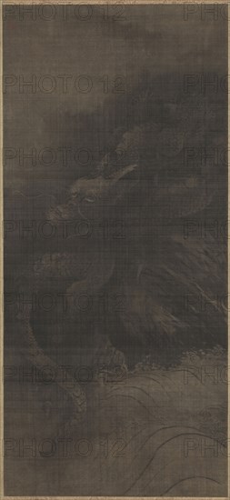 Dragon; Tiger, c. 1250-1279. Fachang Muqi (Chinese, 1220-1280). Hanging scroll, ink on silk; overall: 123.8 x 55.9 cm (48 3/4 x 22 in.).