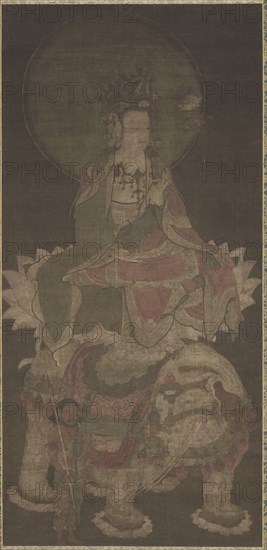 Samantabhadra, 1100s. China, Southern Song dynasty (1127-1279). Hanging scroll, ink and color on silk; image: 114.8 x 55.1 cm (45 3/16 x 21 11/16 in.); mounted: 208.6 x 75.4 cm (82 1/8 x 29 11/16 in.).