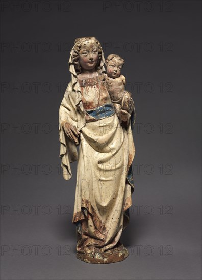 Virgin and Child, c. 1370-1380. Austria, Diocese of Passau, 14th century. Painted lindenwood; overall: 51.5 cm (20 1/4 in.).