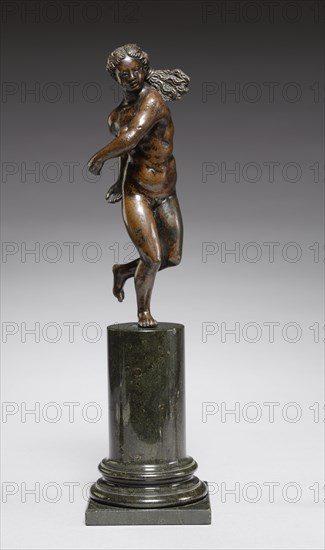 Thetis Running, c. 1527. Workshop of Severo da Ravenna (Italian, c.1496-c.1543). Bronze; overall: 18.2 cm (7 3/16 in.).