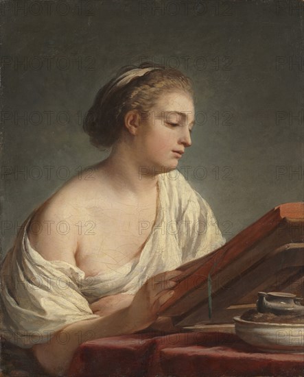 Woman Reading, 1769. Nicolas-Bernard Lépicié (French, 1735-1784). Oil on canvas; framed: 64 x 55 x 5 cm (25 3/16 x 21 5/8 x 1 15/16 in.); unframed: 46.3 x 37.8 cm (18 1/4 x 14 7/8 in.).