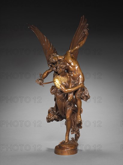Gloria Victis, c. 1880. Antonin Mercié (French, 1845-1916). Bronze with gilding; overall: 73.7 cm (29 in.); without base: 71.2 cm (28 1/16 in.)