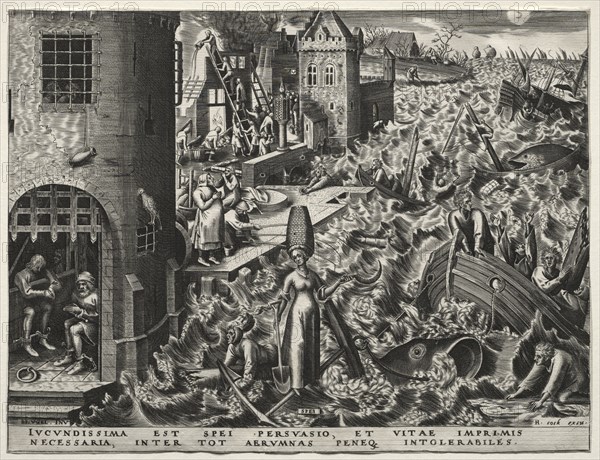 Hope, 1559. Pieter Bruegel (Flemish, 1527/8-1569). Engraving