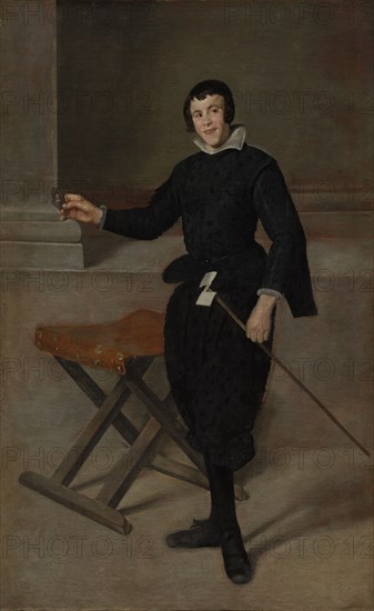 Portrait of the Jester Calabazas, c. 1631-1632. Diego Velázquez (Spanish, 1599-1660). Oil on canvas; framed: 199.3 x 133.1 x 12.7 cm (78 7/16 x 52 3/8 x 5 in.); unframed: 175 x 106 cm (68 7/8 x 41 3/4 in.).