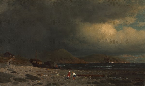 Labrador Coast, c. 1860. William Bradford (American, 1823-1892). Oil on canvas; unframed: 46 x 76.5 cm (18 1/8 x 30 1/8 in.).