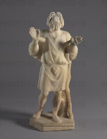 Jonah Praying, 280-290. Late Roman. Asia Minor, early Christian, 3rd century. Marble; overall: 47.5 x 14.8 x 20.3 cm (18 11/16 x 5 13/16 x 8 in.).