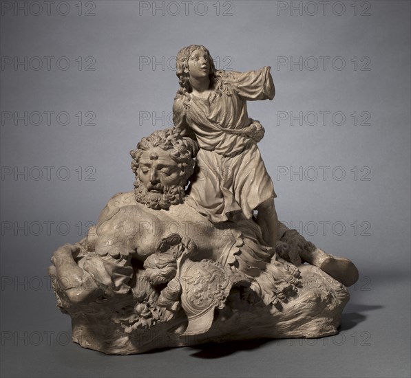 David Victorious over Goliath, 1722. Giovanni Battista Foggini (Italian, 1652-1725). Terracotta; overall: 41.3 x 47.6 x 31.5 cm (16 1/4 x 18 3/4 x 12 3/8 in.).