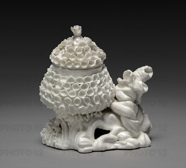 Pot Pourri, c. 1750. Vincennes Factory (French). Soft-paste porcelain; overall: 17.2 x 15.9 x 10.5 cm (6 3/4 x 6 1/4 x 4 1/8 in.).